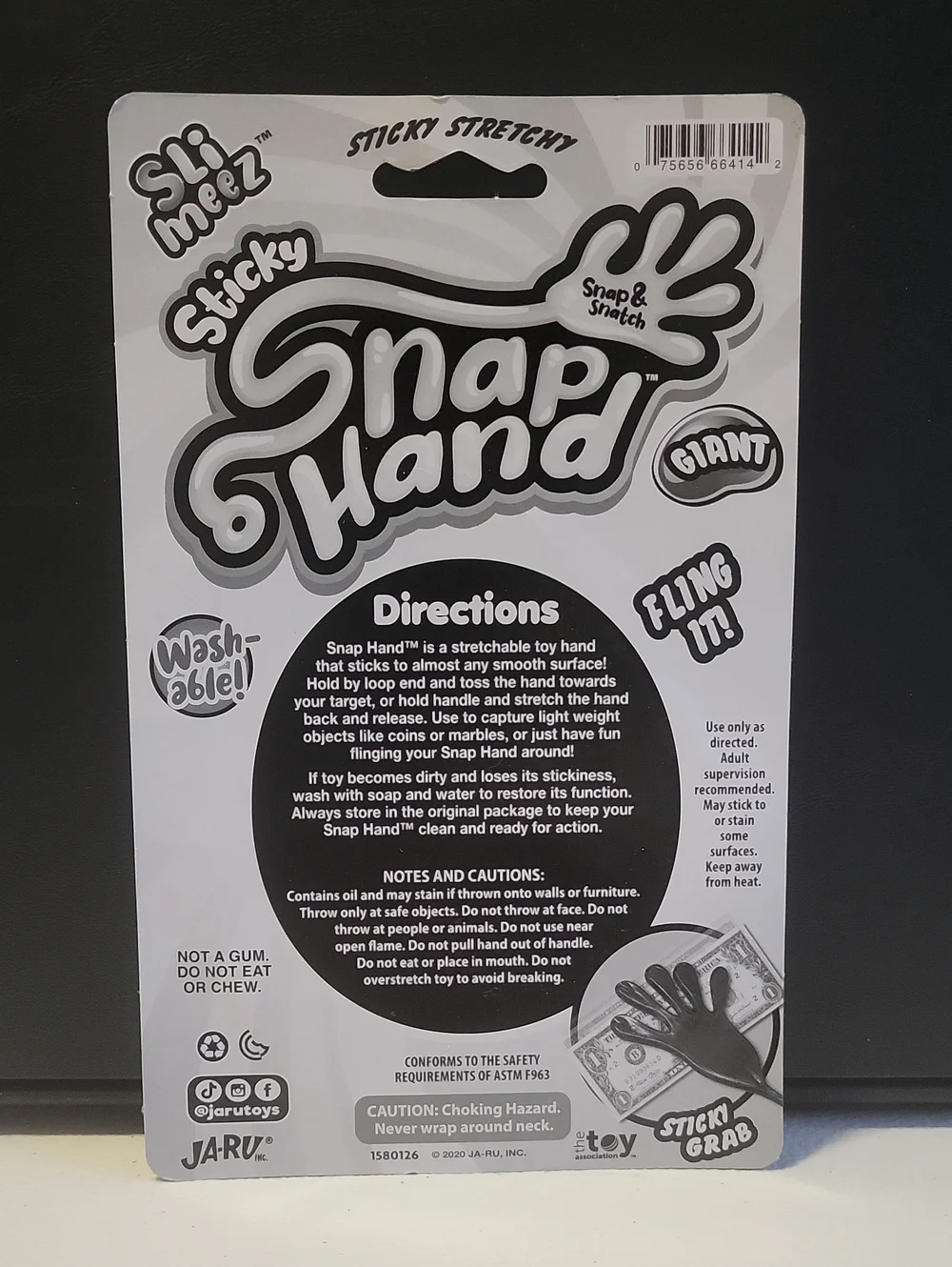 Sticky Stretchy Fling Toy - Red